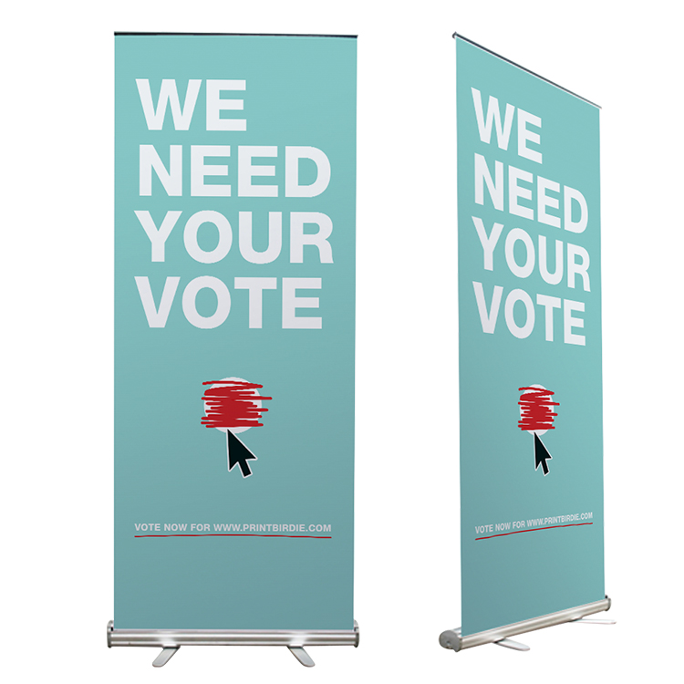 Custom Design Large Size Roll Up Pvc Banner Outdoor 80 200 Roll Up